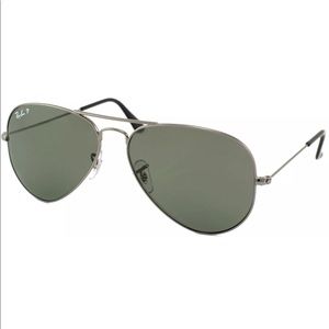 Ray Ban Aviator Gunmetal Polarized 3025 004/58